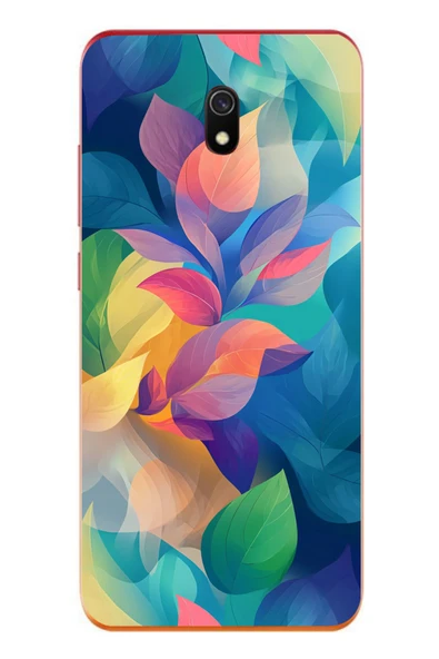 Le Balvo Redmi 8A Uyumlu Yumuşak Dalgalı Baskılı Silikon Kılıf ürün görseli 1