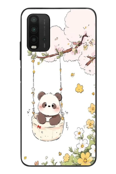 Le Balvo Redmi 9T Uyumlu Sallanan Panda Baskılı Silikon Kılıf ürün görseli 1