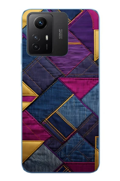Le Balvo Redmi Note 12S Uyumlu Kot Deseni Baskılı Silikon Kılıf ürün görseli 1