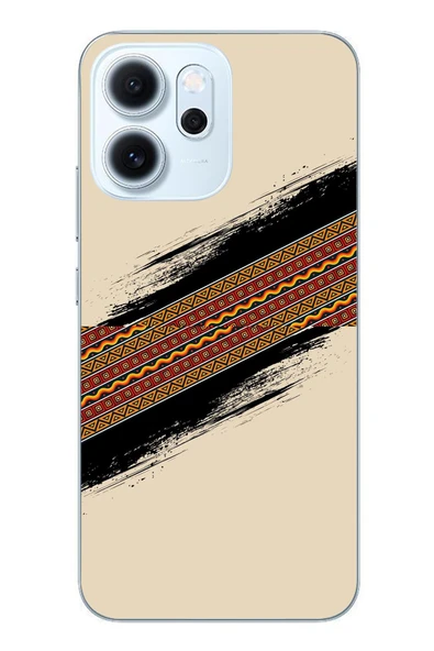 Le Balvo Oppo Reno 14F Uyumlu Yan Motif Baskılı Silikon Kılıf ürün görseli 1