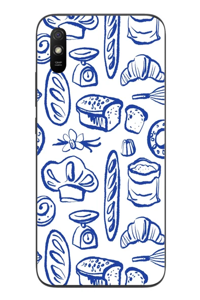 Le Balvo Redmi 9A Uyumlu Bakery Ahçı Usta Baskılı Silikon Kılıf ürün görseli 1