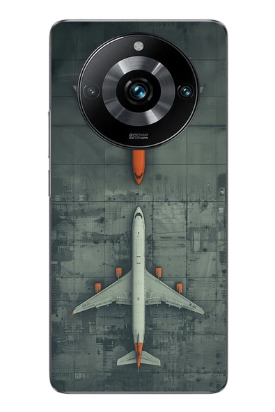 Le Balvo Realme 11 Pro Uyumlu İki Uçak Baskılı Silikon Kılıf ürün görseli 1