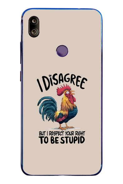 Le Balvo Redmi Note 7 Uyumlu I Disagree Baskılı Silikon Kılıf ürün görseli 1