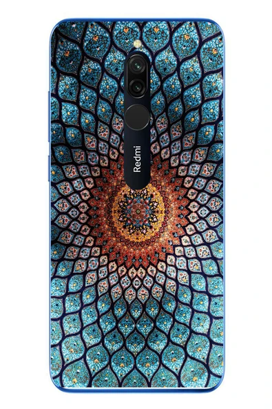 Le Balvo Redmi 8 Uyumlu İran Dokuması Baskılı Silikon Kılıf ürün görseli 1