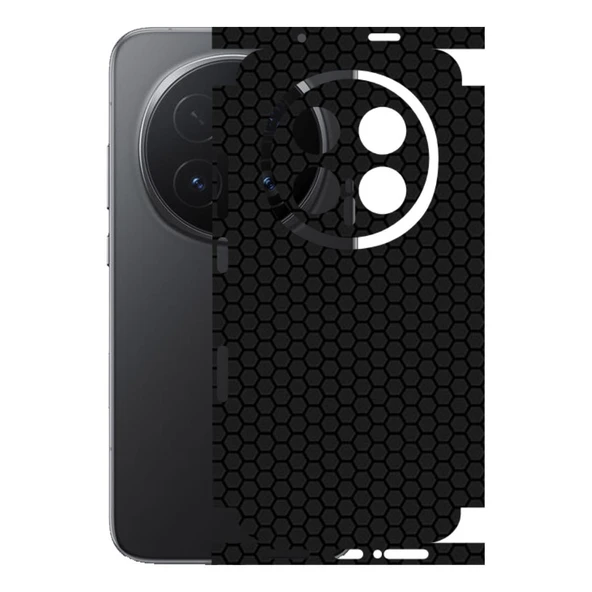 Honor Magic 8 Pro ile Uyumlu Bumper Serisi Premium Kaplama 360  Siyah ürün görseli 1