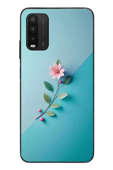 Le Balvo Redmi 9T Uyumlu Çiçeğin Pembesi Baskılı Silikon Kılıf ürün görseli 1