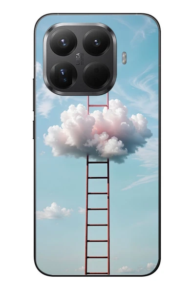 Le Balvo Xiaomi Mi 15T Pro Uyumlu Buluta Çıkan Merdiven Baskılı Silikon Kılıf ürün görseli 1