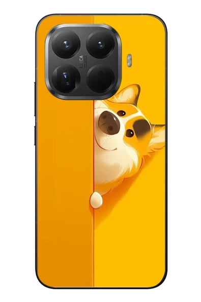 Le Balvo Xiaomi Mi 15T Pro Uyumlu Sarı Köpek Baskılı Silikon Kılıf ürün görseli 1