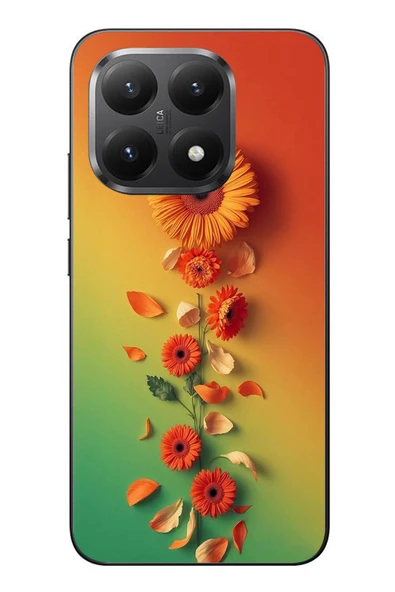 Le Balvo Xiaomi Mi 15T Uyumlu Ayçiçeği Bükleleri Baskılı Silikon Kılıf ürün görseli 1