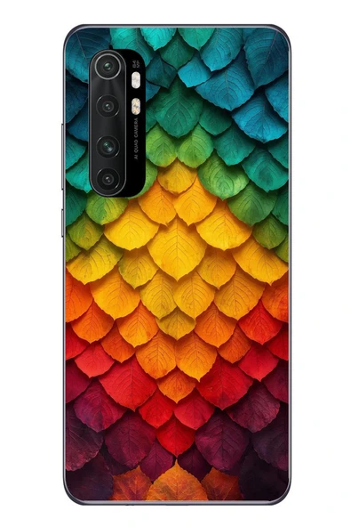 Le Balvo Xiaomi Mi 10 Lite Uyumlu Efsun Renk Demeti Baskılı Silikon Kılıf ürün görseli 1