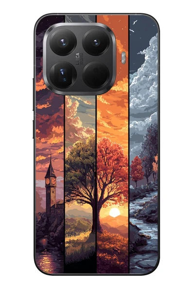 Le Balvo Xiaomi Mi 15T Pro Uyumlu Sonbahar İlkbaharım Baskılı Silikon Kılıf ürün görseli 1