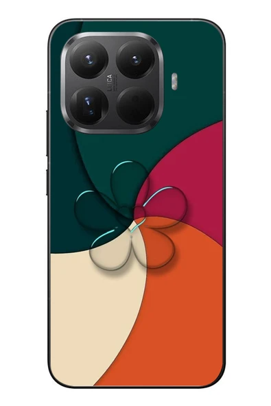 Le Balvo Xiaomi Mi 15T Pro Uyumlu Modern Yonca Renkleri Baskılı Silikon Kılıf ürün görseli 1
