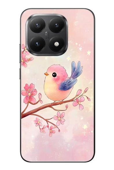 Le Balvo Xiaomi Mi 15T Uyumlu Dalda ki Kuş Baskılı Silikon Kılıf ürün görseli 1