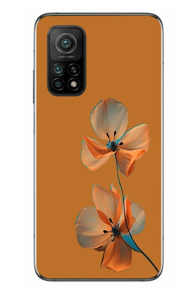 Le Balvo Xiaomi Mi 10 T Uyumlu Hibüskus Çiçeği Baskılı Silikon Kılıf ürün görseli 1