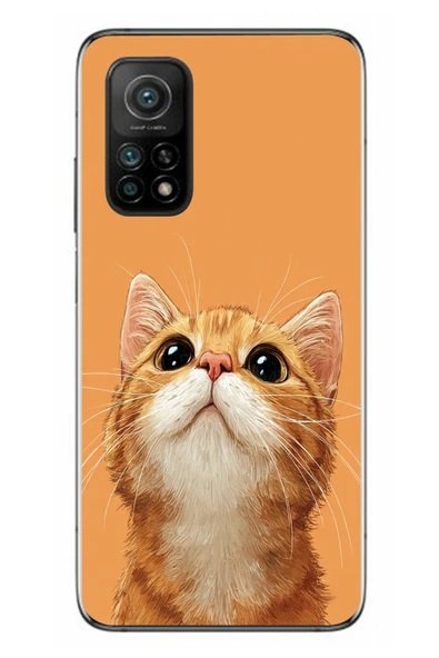 Le Balvo Xiaomi Mi 10 T Uyumlu Masum Kedi Baskılı Silikon Kılıf ürün görseli 1