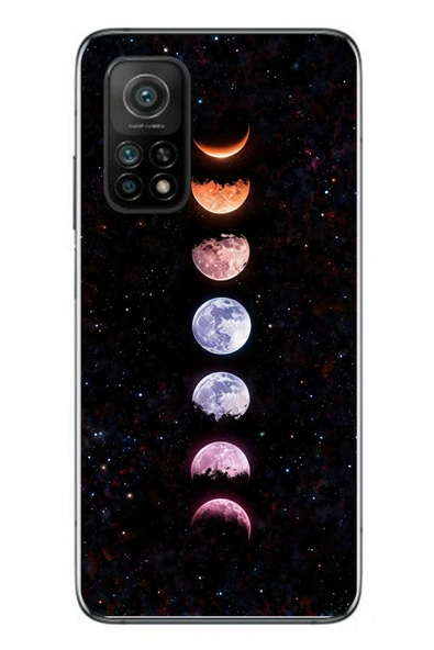 Le Balvo Xiaomi Mi 10 T Uyumlu Tüm Gezegenler Baskılı Silikon Kılıf ürün görseli 1