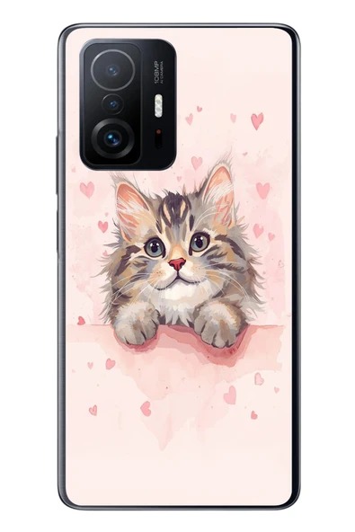 Le Balvo Xiaomi Mi 11 T-11 T Pro Uyumlu Benim Kedim Baskılı Silikon Kılıf ürün görseli 1