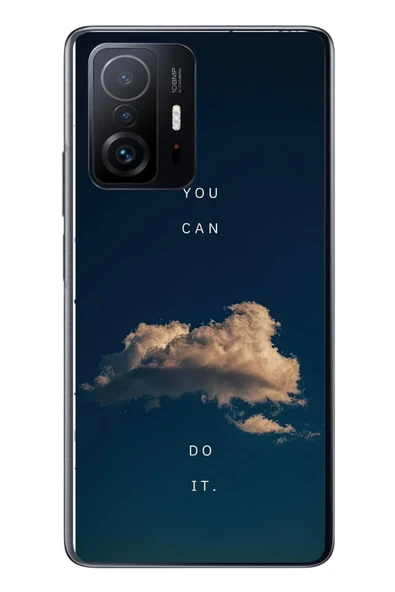Le Balvo Xiaomi Mi 11 T-11 T Pro Uyumlu You Can Do İt Baskılı Silikon Kılıf ürün görseli 1
