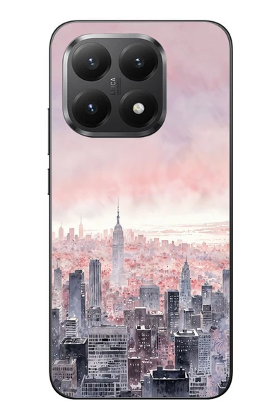 Le Balvo Xiaomi Mi 15T Uyumlu Gökdelenler Baskılı Silikon Kılıf ürün görseli 1