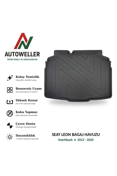 AutoWeller Seat Leon 2012-2020 Bagaj Havuzu | Hatchback ürün görseli 1