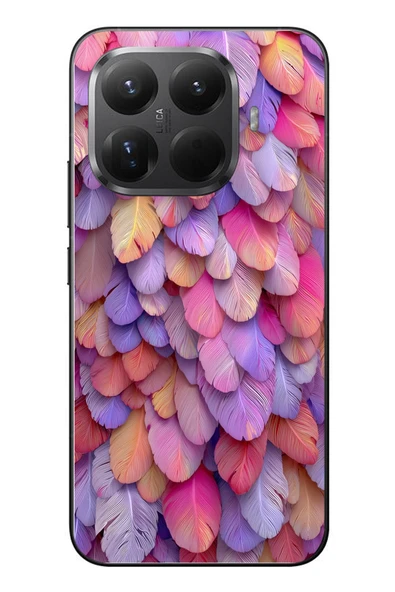 Le Balvo Xiaomi Mi 15T Pro Uyumlu Tüylü Kalpler Baskılı Silikon Kılıf ürün görseli 1
