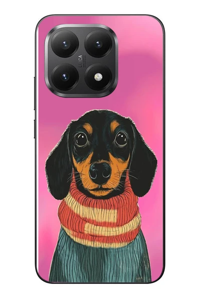 Le Balvo Xiaomi Mi 15T Uyumlu Sevimli Siyah Köpek Baskılı Silikon Kılıf ürün görseli 1
