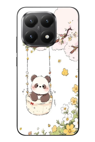 Le Balvo Xiaomi Mi 15T Uyumlu Sallanan Panda Baskılı Silikon Kılıf ürün görseli 1