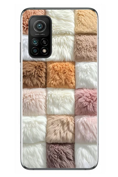 Le Balvo Xiaomi Mi 10 T Uyumlu Pofuduk Desenler Baskılı Silikon Kılıf ürün görseli 1