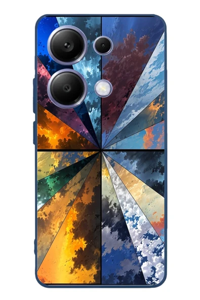 Le Balvo Poco X7 Pro Uyumlu Mevsim Geçişleri Baskılı Silikon Kılıf ürün görseli 1