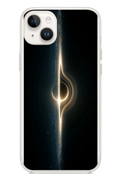 Le Balvo İphone 14 Plus Uyumlu Galaksi Uzay Baskılı Silikon Kılıf ürün görseli 1
