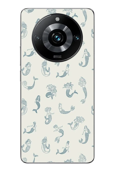 Le Balvo Realme 11 Pro Uyumlu Deniz Kızları Baskılı Silikon Kılıf ürün görseli 1