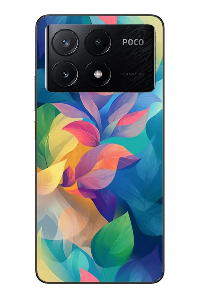 Le Balvo Poco X6 Pro Uyumlu Yumuşak Dalgalı Baskılı Silikon Kılıf ürün görseli 1