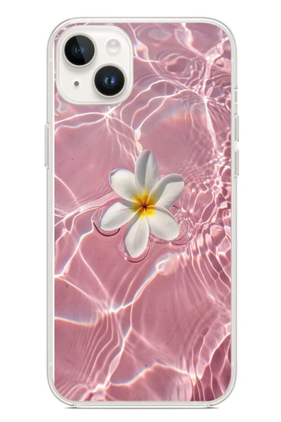 Le Balvo İphone 14 Plus Uyumlu Dalgalı Papatya Baskılı Silikon Kılıf ürün görseli 1