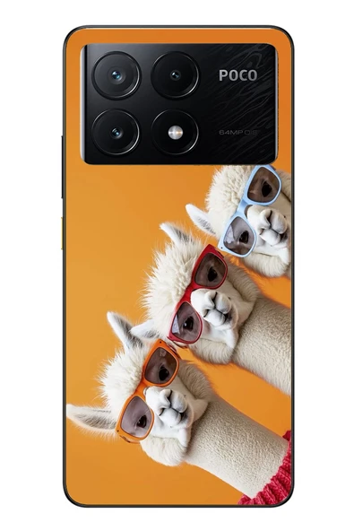 Le Balvo Poco X6 Pro Uyumlu Lamalar Baskılı Silikon Kılıf ürün görseli 1