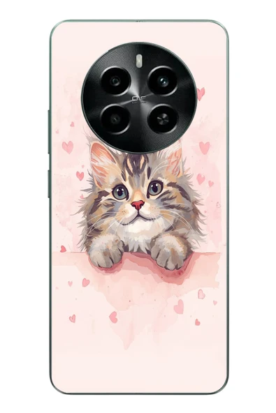 Le Balvo Realme 12 4G Uyumlu Benim Kedim Baskılı Silikon Kılıf ürün görseli 1