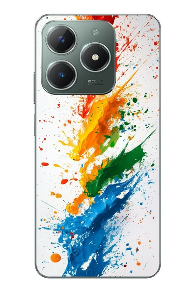 Le Balvo Realme C61 Uyumlu Renk Skalası Baskılı Silikon Kılıf ürün görseli 1