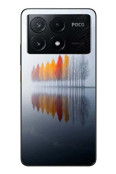 Le Balvo Poco X6 Pro Uyumlu Sonbahar Zamanı Baskılı Silikon Kılıf ürün görseli 1