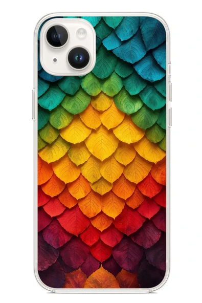 Le Balvo İphone 14 Plus Uyumlu Efsun Renk Demeti Baskılı Silikon Kılıf ürün görseli 1