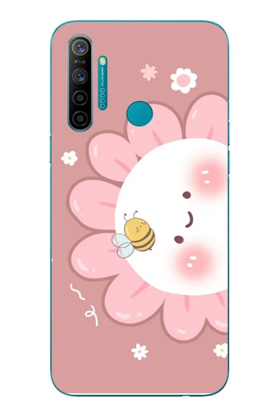 Le Balvo Realme 5i Uyumlu Papatyam Baskılı Silikon Kılıf ürün görseli 1