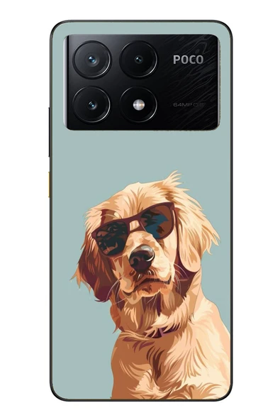 Le Balvo Poco X6 Pro Uyumlu Karizmatik Köpek Baskılı Silikon Kılıf ürün görseli 1
