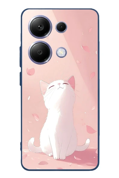 Le Balvo Poco X7 Pro Uyumlu Minnoş Kedi Baskılı Silikon Kılıf ürün görseli 1
