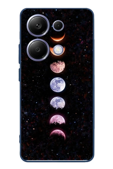 Le Balvo Poco X7 Pro Uyumlu Tüm Gezegenler Baskılı Silikon Kılıf ürün görseli 1