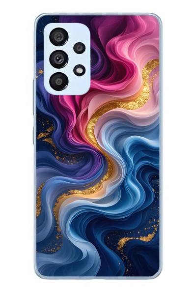 Le Balvo Samsung Galaxy A53 Uyumlu Renk Katranı Baskılı Silikon Kılıf ürün görseli 1