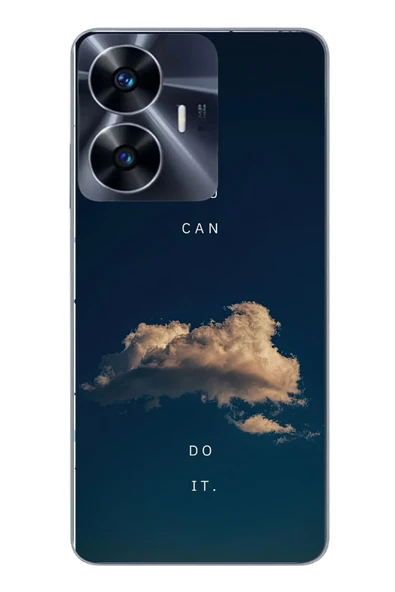 Le Balvo Realme C55 Uyumlu You Can Do İt Baskılı Silikon Kılıf ürün görseli 1