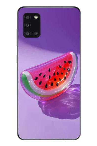 Le Balvo Samsung Galaxy A31 Uyumlu Karpuz Jelibon Baskılı Silikon Kılıf ürün görseli 1