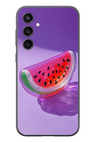 Le Balvo Samsung Galaxy S23 Uyumlu Karpuz Jelibon Baskılı Silikon Kılıf ürün görseli 1