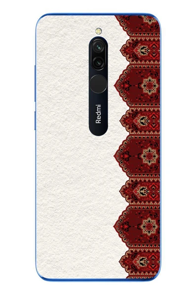 Le Balvo Redmi 8 Uyumlu Halı Köşesi Baskılı Silikon Kılıf ürün görseli 1