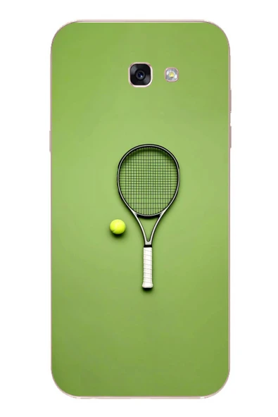 Le Balvo Samsung Galaxy A7 (2017) Uyumlu Tenis Raketi Baskılı Silikon Kılıf ürün görseli 1