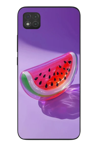 Le Balvo Redmi 9C Uyumlu Karpuz Jelibon Baskılı Silikon Kılıf ürün görseli 1