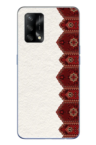 Le Balvo Oppo A74 Uyumlu Halı Köşesi Baskılı Silikon Kılıf ürün görseli 1